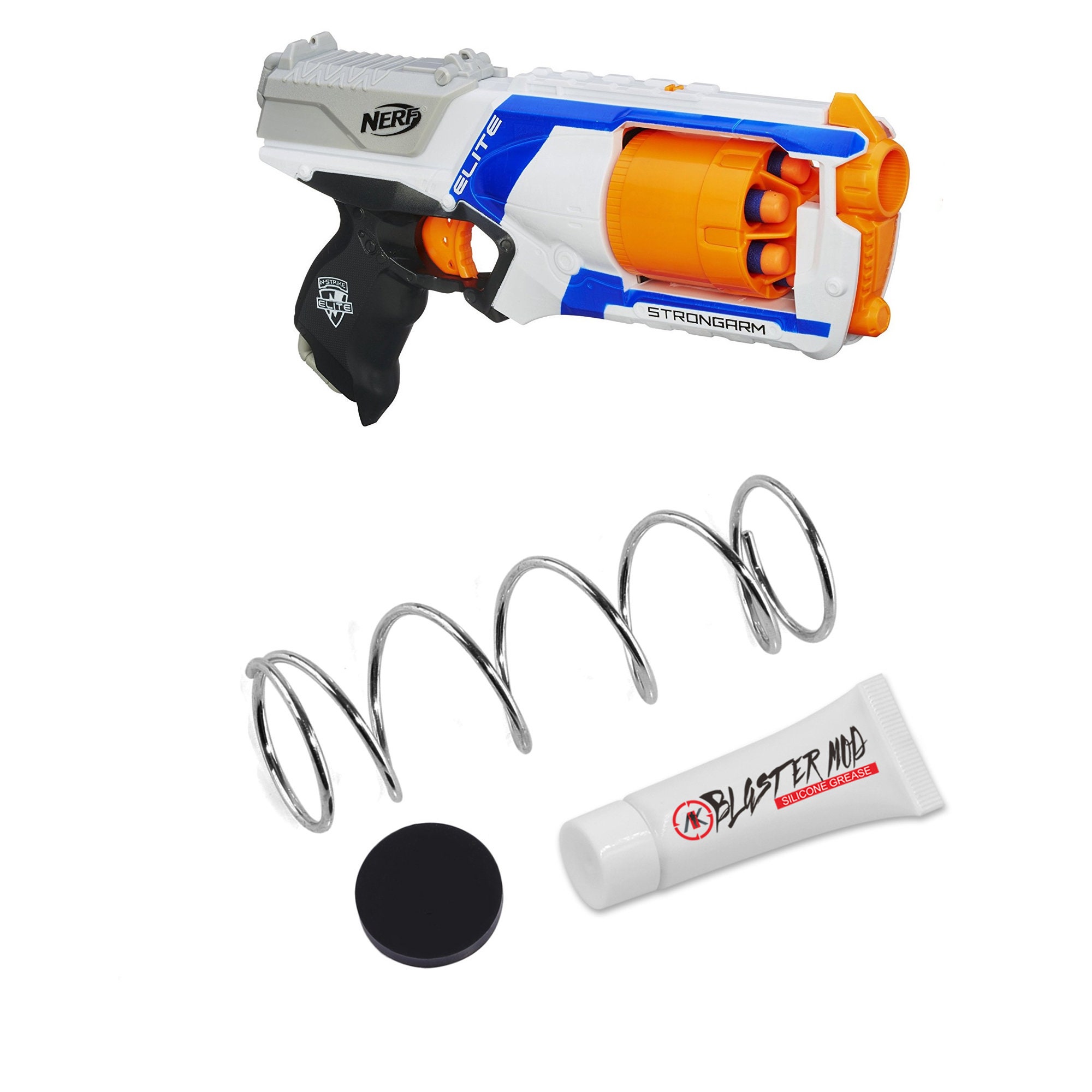 Nerf N-Strike Elite SurgeFire Blaster Blue And Orange  - Best Buy