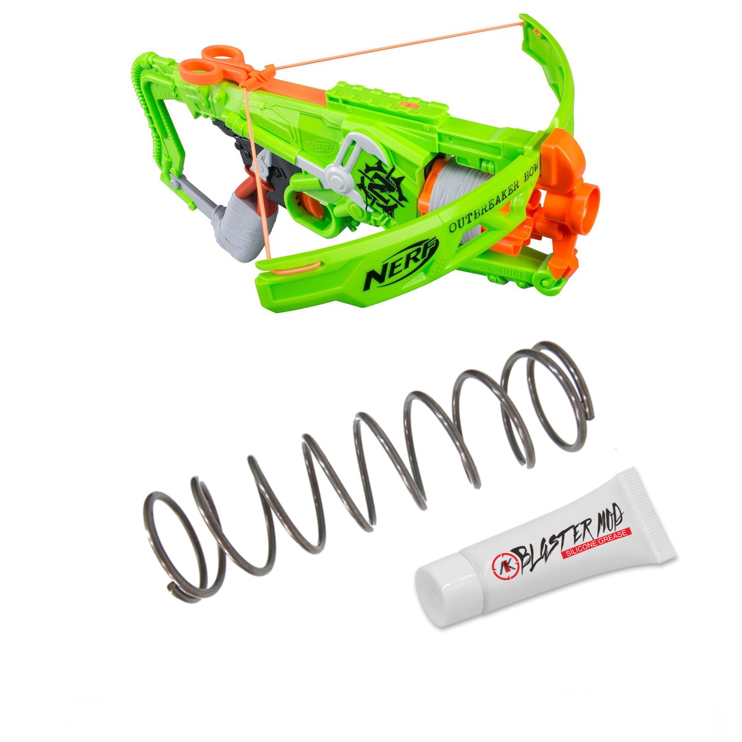 kran væv Lam Nerf Zombie Outbreaker Bow 5KG Modification Upgrade Spring - Etsy Finland
