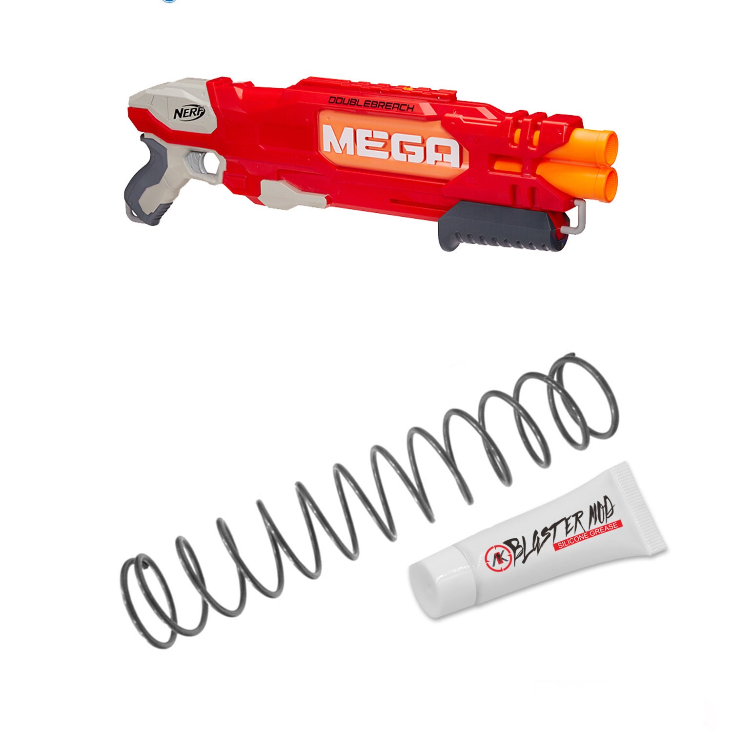 Pistolet Nerf Mega Double Breach - Jeu de tir