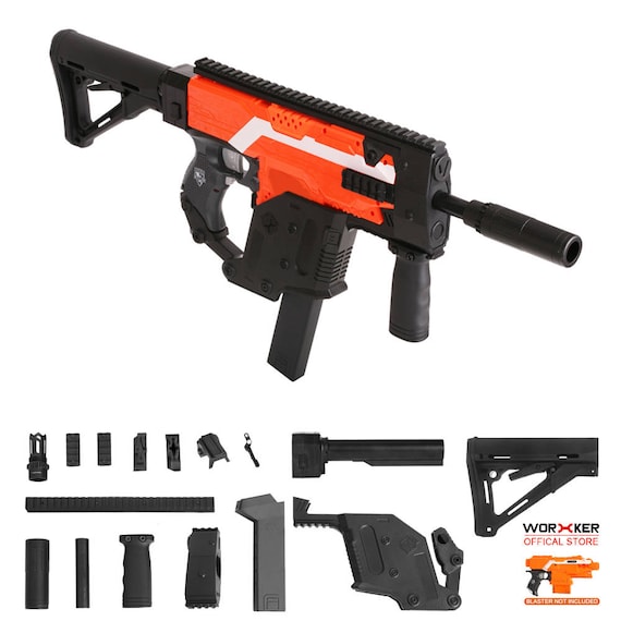 Worker MOD Kriss Vector Imitation Kit Black Combo for Nerf Etsy