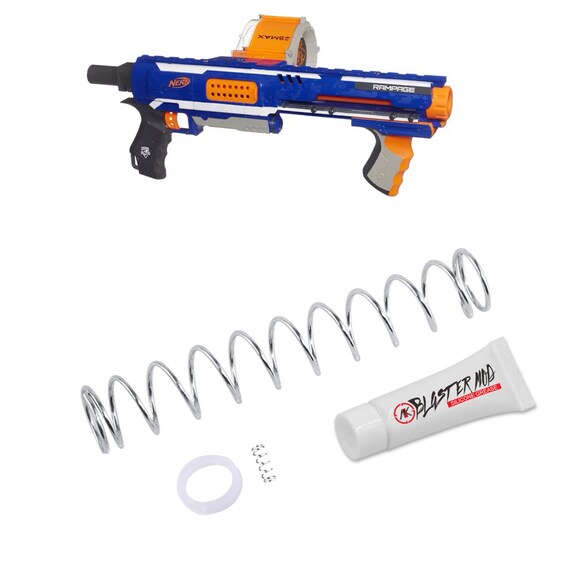 Nerf Elite Rampage 7KG Modification Upgrade Spring Coil Blaster Modify Dart  Toy