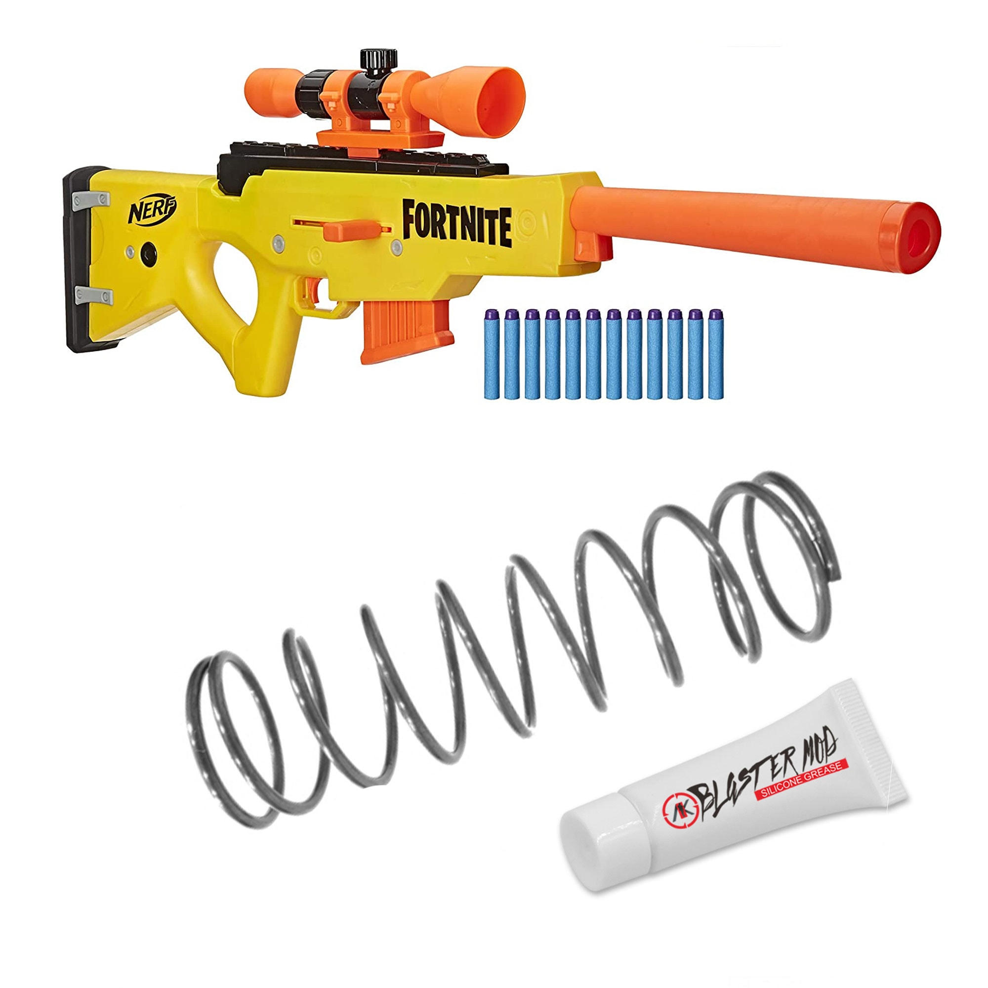 Quick and Easy mod for the Nerf fortnite sniper. : r/Nerf