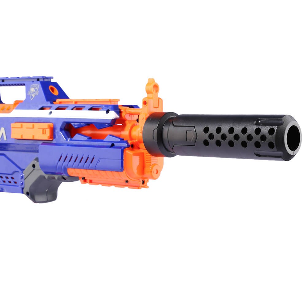 Tactical Silencer Barrel Extension Attachment Black for Nerf Etsy