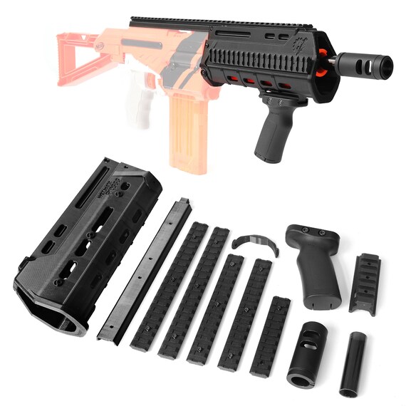 Worker MOD F10555 Bullpup Rifle Imitation Kit 3DPrint for Nerf RAYVEN Modify Toy