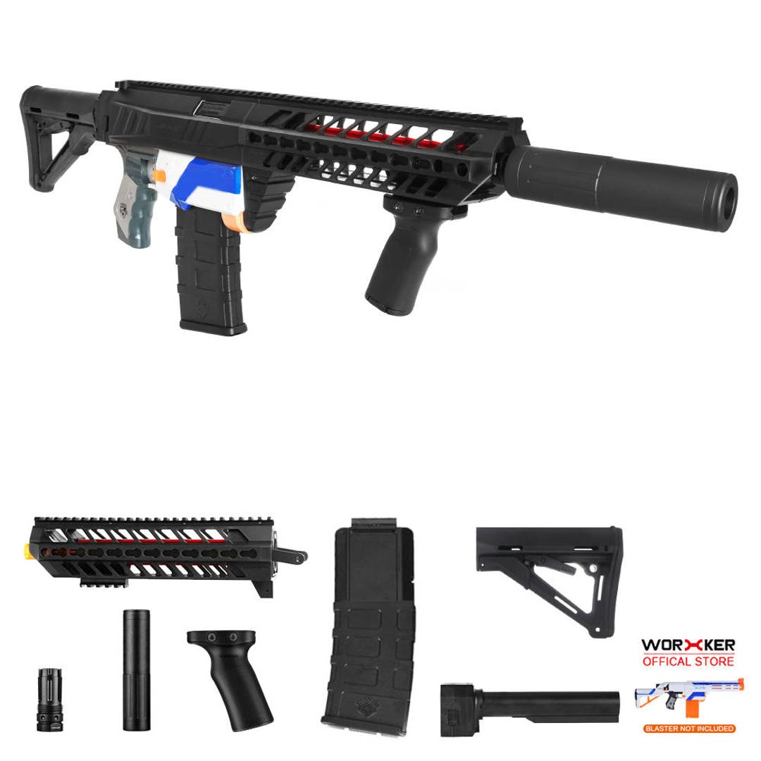 MRS-15A Modular Sniper Rifle Nerf Rapidstrike Blaster Kit -  New Zealand