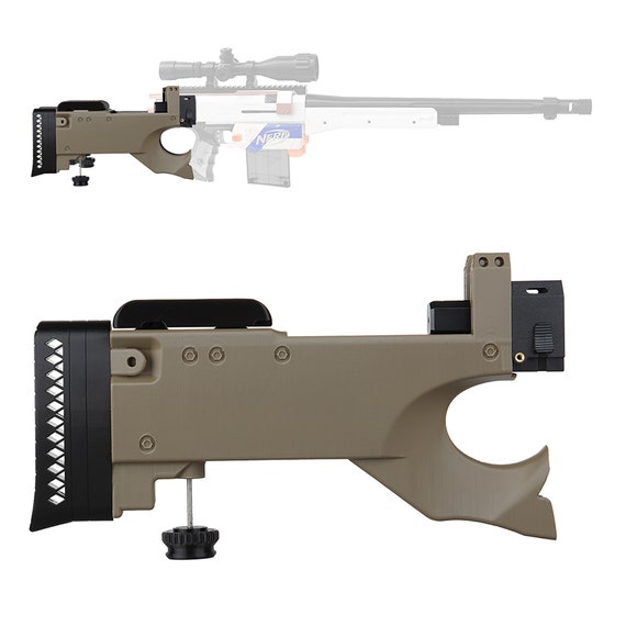 Worker MOD F10555 AWP Sniper Bolt Buttstock Kit 3D Print for Nerf  Retaliator Modify Toy -  Ireland