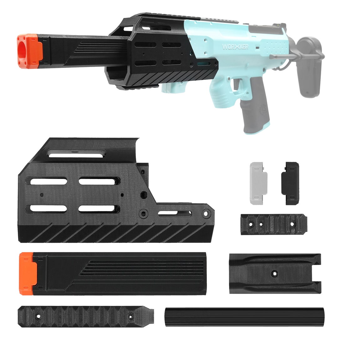 AKBM Extended Barrel Jacket Kit for Worker MOD Phoenix 2.0 Blaster Foam