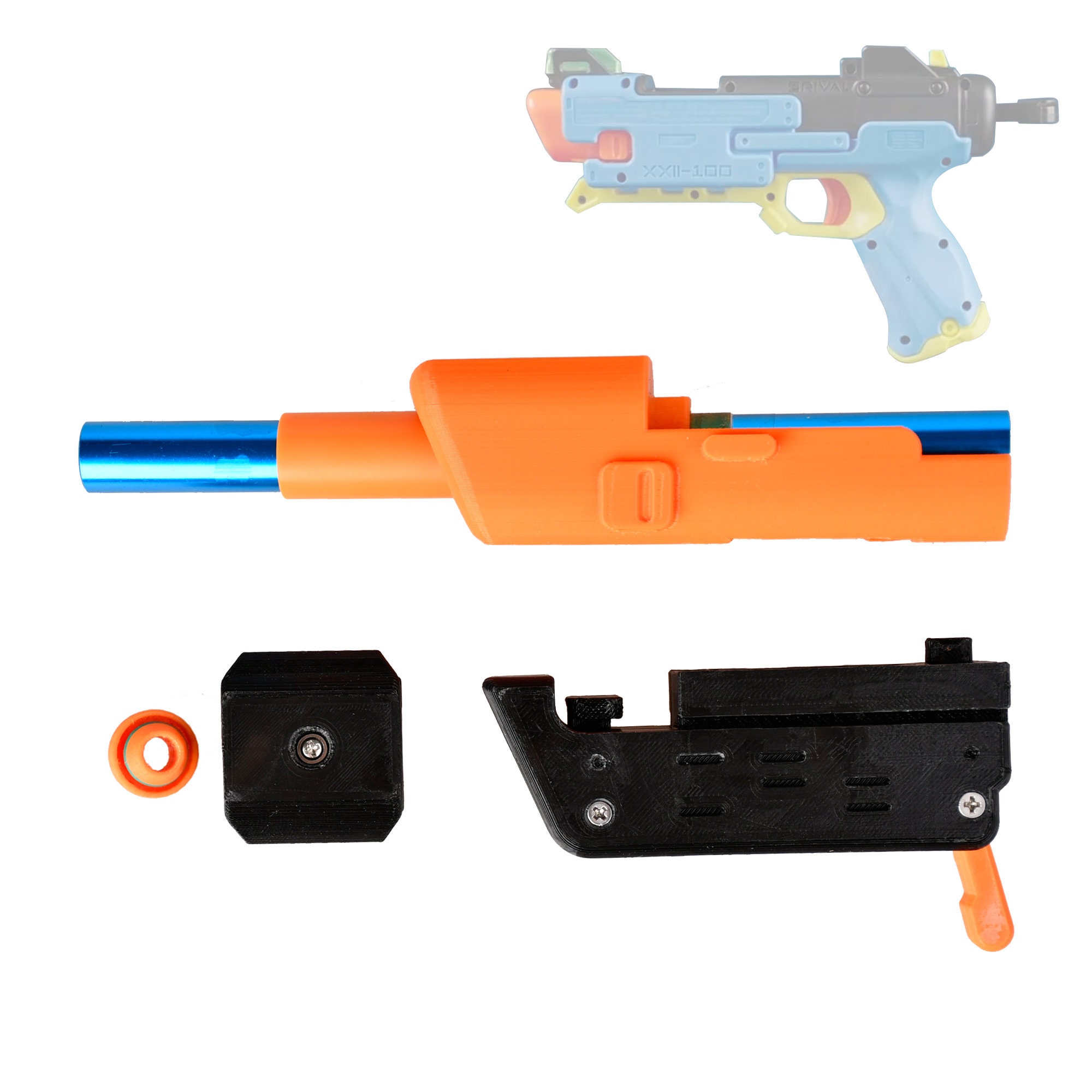 Nerf Elite 2.0 Phoenix with 6 round magazine & Scope - Missing Jam