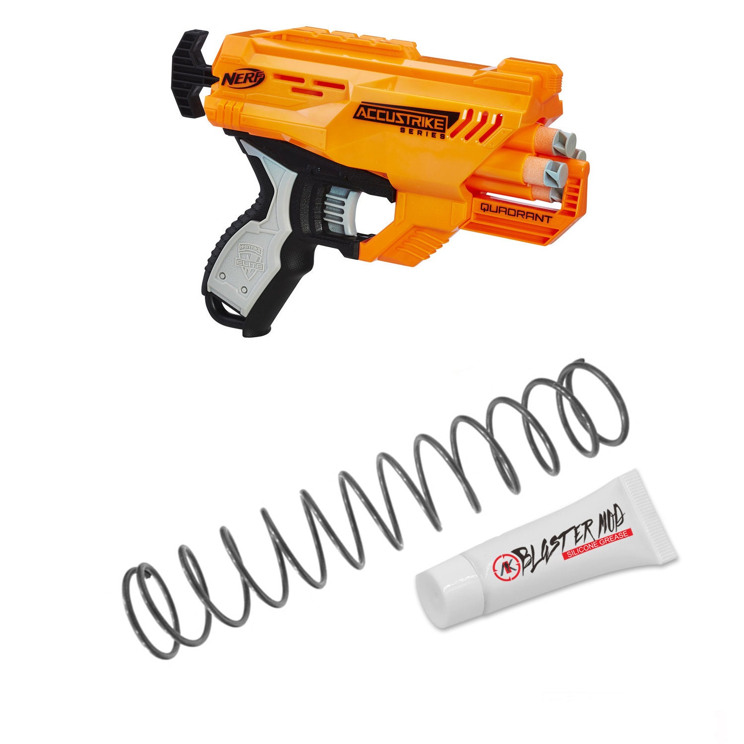 Pistola Nerf Accustrike Quadrant