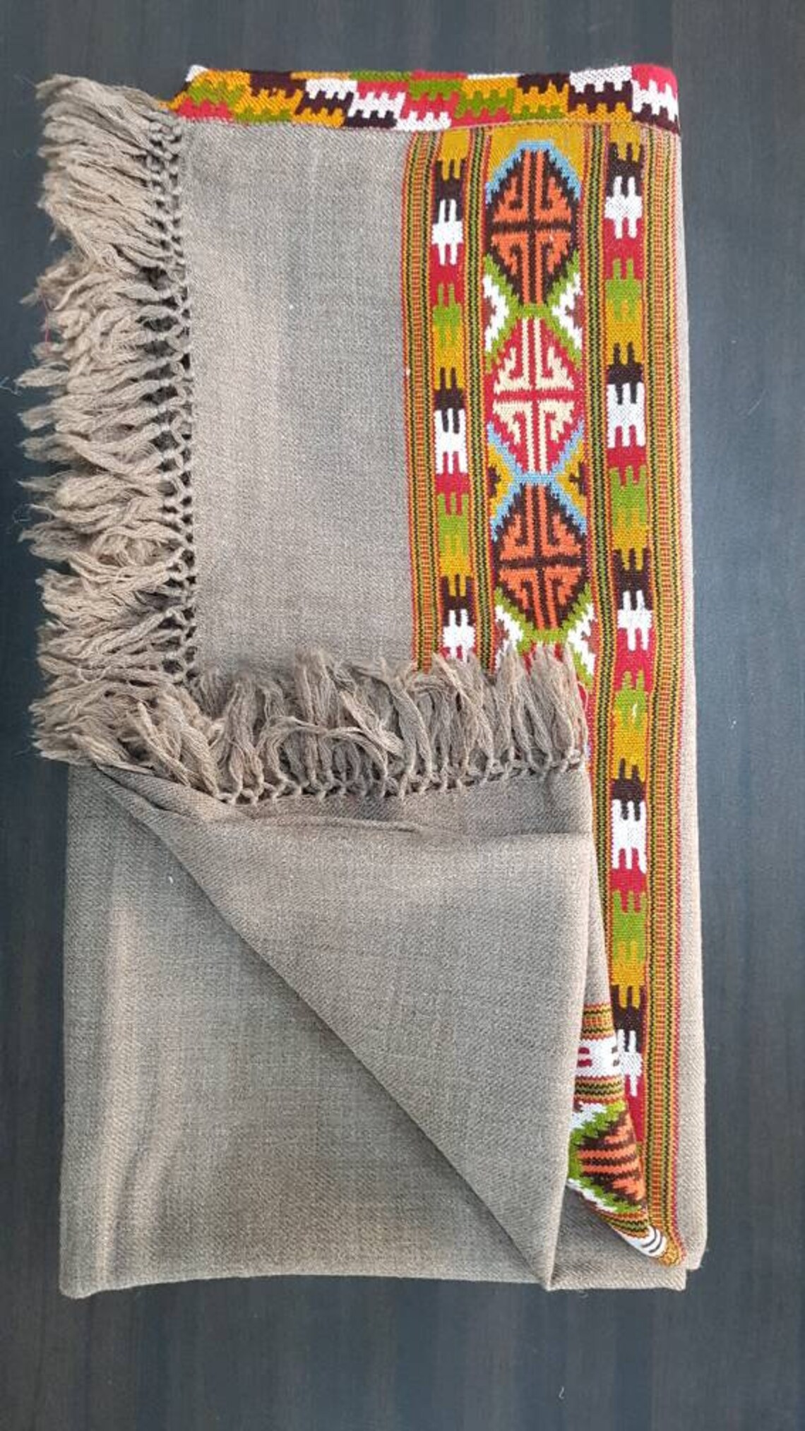Aztec style Handwoven merino wool throw blanketboho wool Etsy