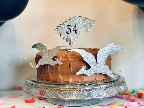 Game Of Thrones Dragon Cake Topper Or Table Centerpiece Etsy