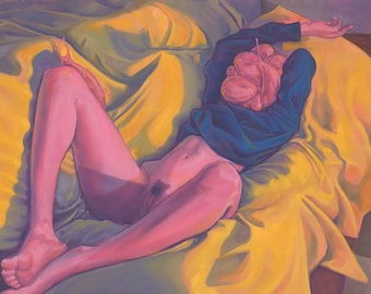 Figurative Giclée Art Print – Signed Limited Edition Figure Study Wall Art