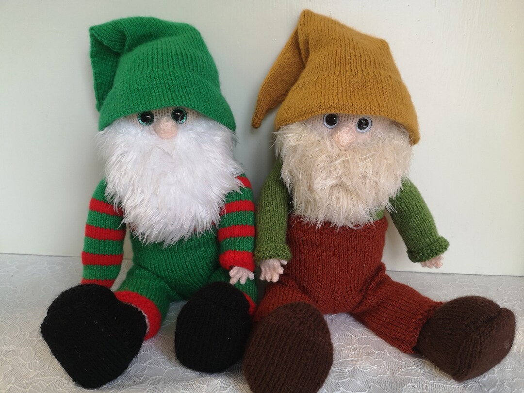 Gnome Knitting Pattern Etsy