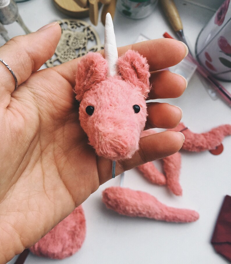DIY Unicorn pattern Horse soft toy Unicorn figurine Pdf Etsy