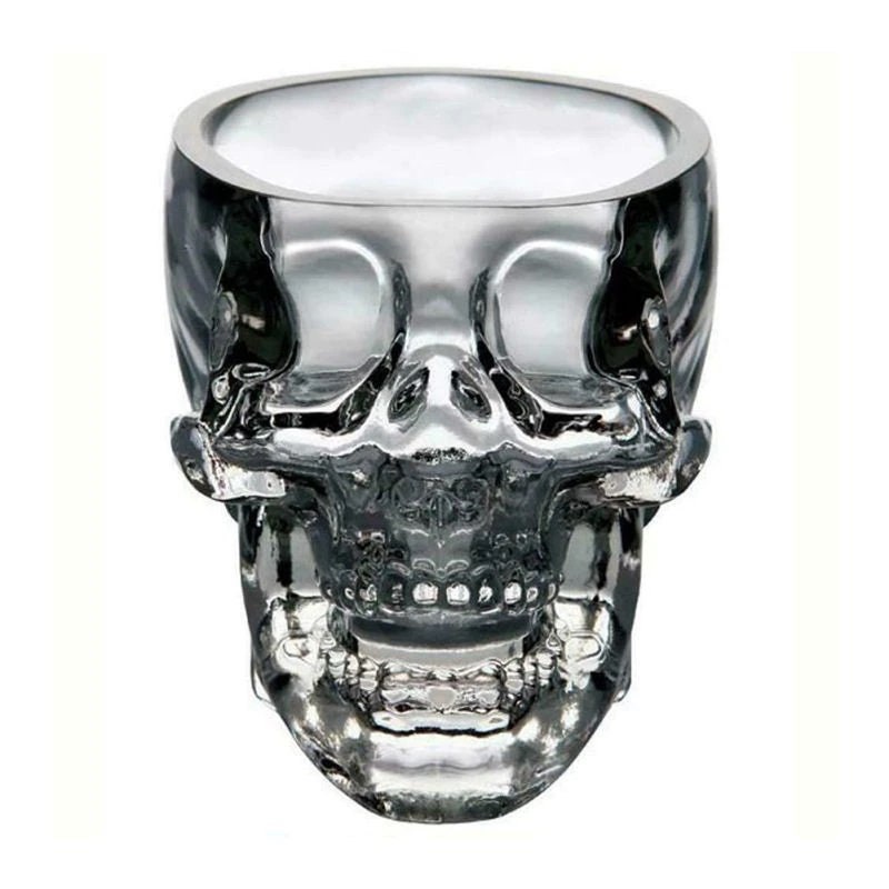 Crystal Skull Head Cup Shot Drink Barware Whisky