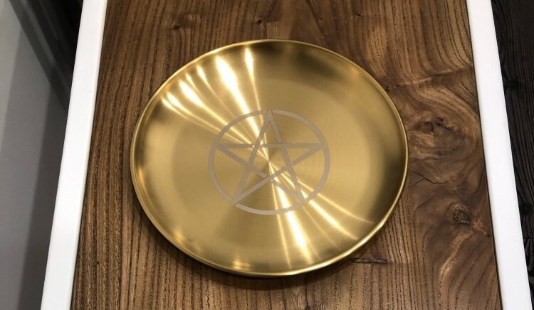 Ritual Tray Altar Pentagram