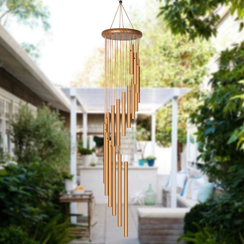 Wind Chimes Metal For Outdoor Garden Home Decoration Zen Meditation Relaxation