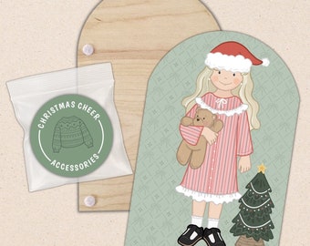 Christmas Cheer | Dress-Up Doll, Velcro Board Bundle