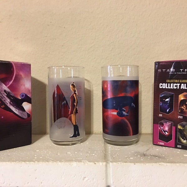 Star Trek Uhura - Burger King Commemorative Glass. Priced per each