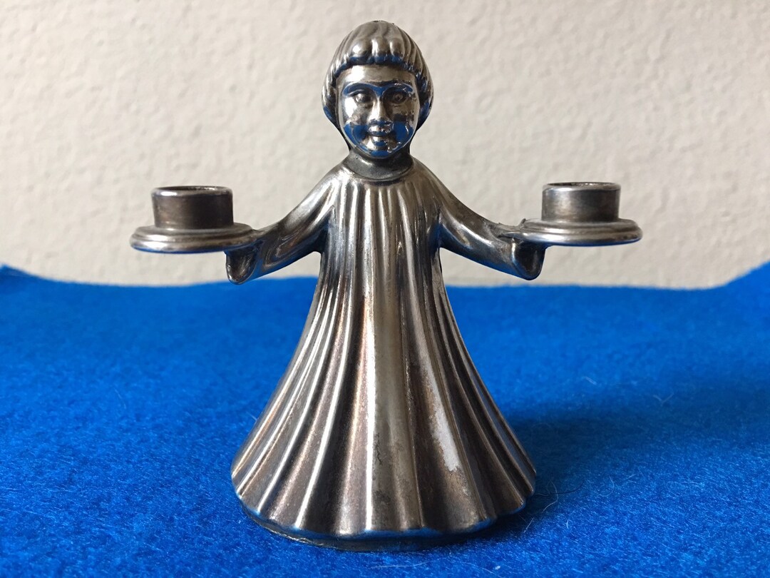 Vintage Italian Choir Girl Candlestick Holder Etsy
