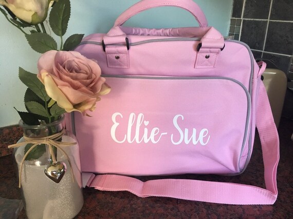 girls personalised dance bag