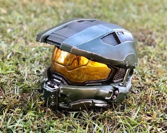 Halo Master Chief Helmet Wearable Full Size Helmet (Fan Made Prop)