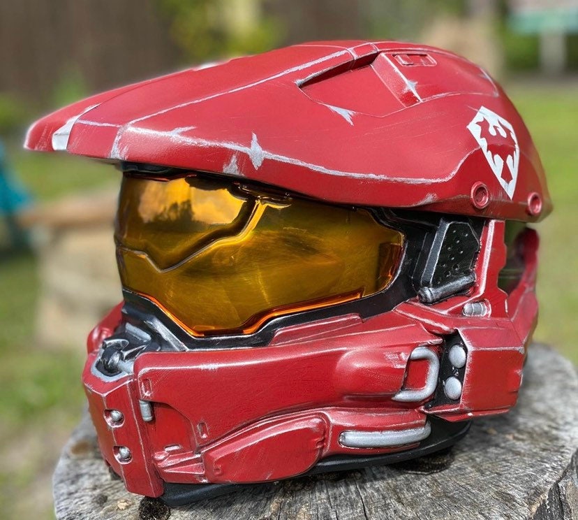 Custom Halo Spartan Helmet Customizable Halo Helmet Master Etsy