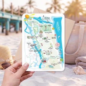 Custom Neighborhood Map Illustration, Local Area Guide (Digital Download)