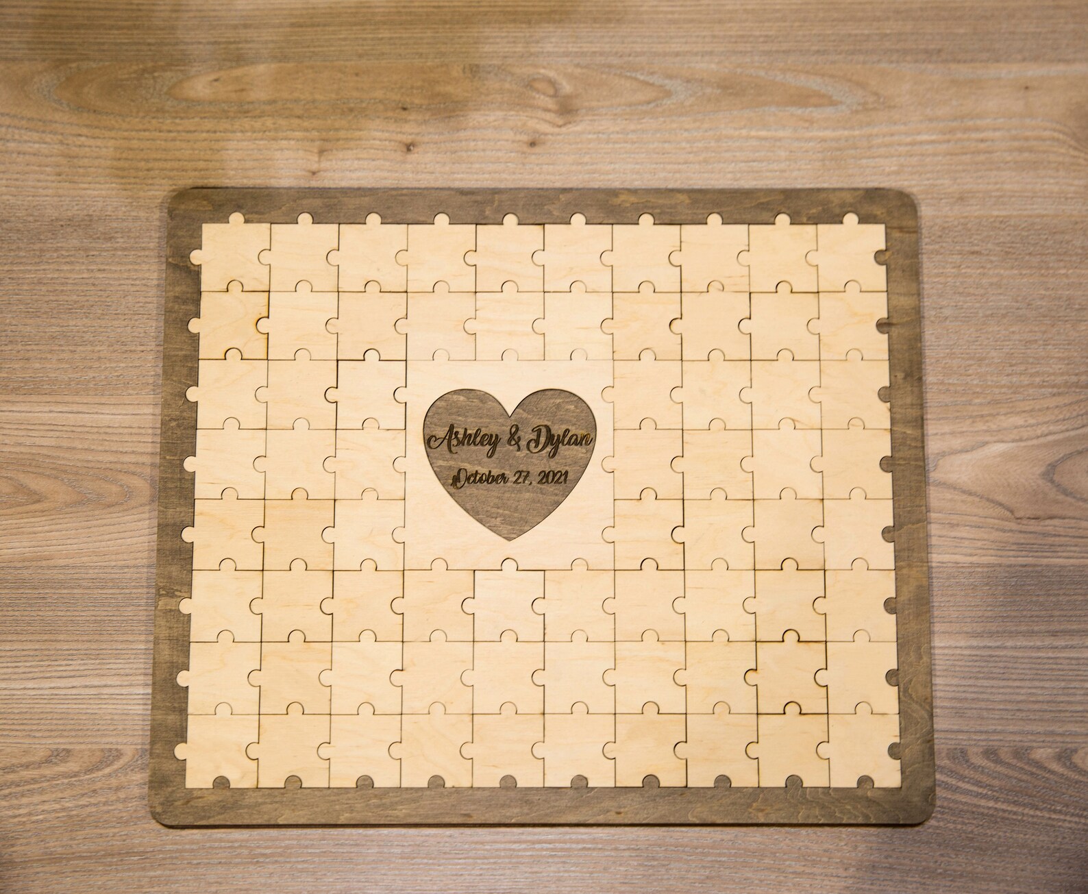 Puzzle Guest book wedding Jigsaw Guestbook Wedding Guestbook Etsy
