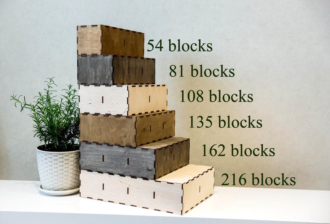 Wooden Blocks guestbook wedding gift wedding guest book Etsy