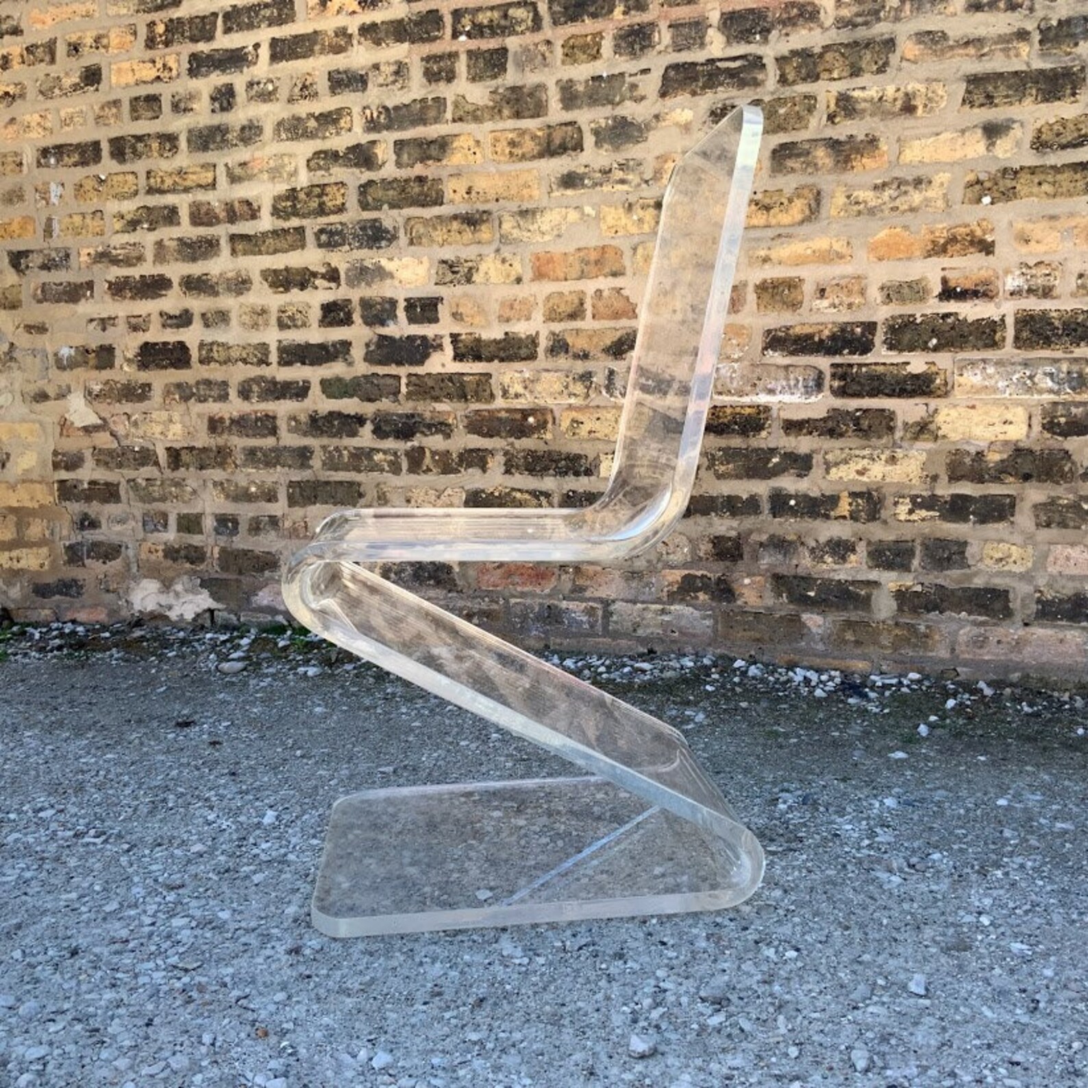 Vintage Lucite Z Chair Design Gerard Rietveld Etsy