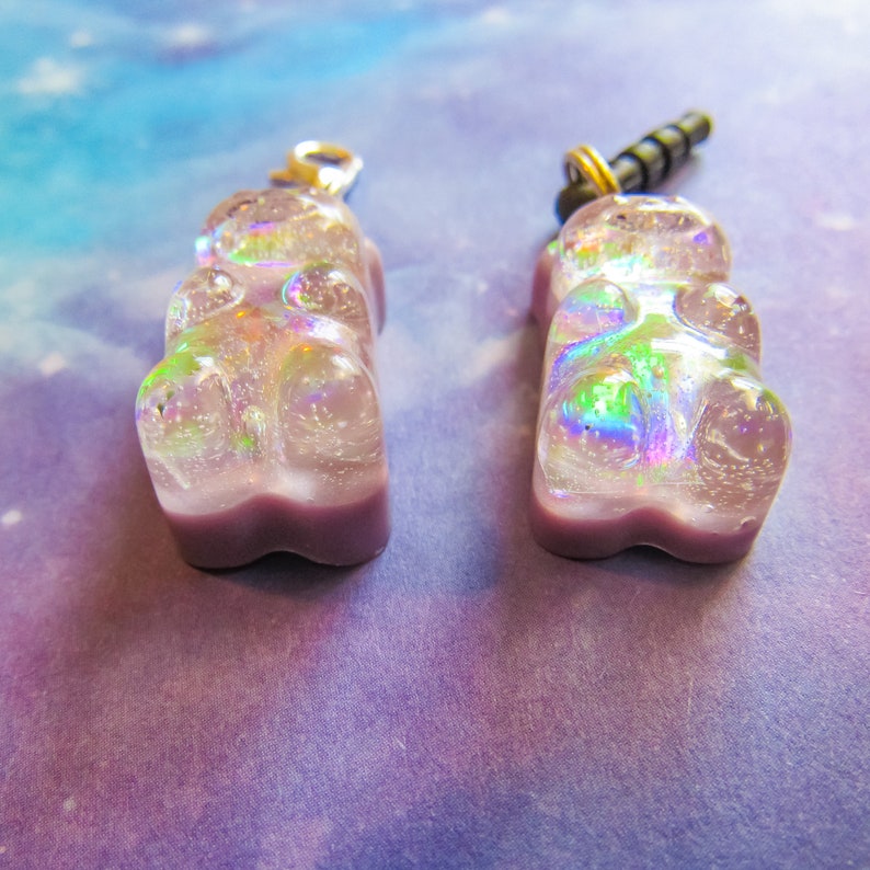 Iridescent Gummy Bear Charm