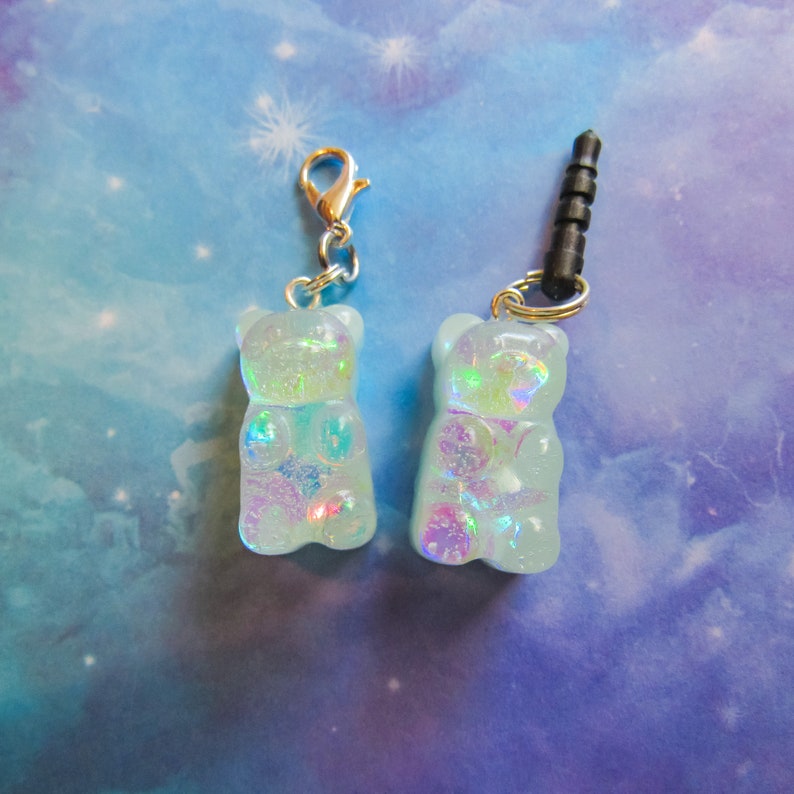 Iridescent Gummy Bear Charm