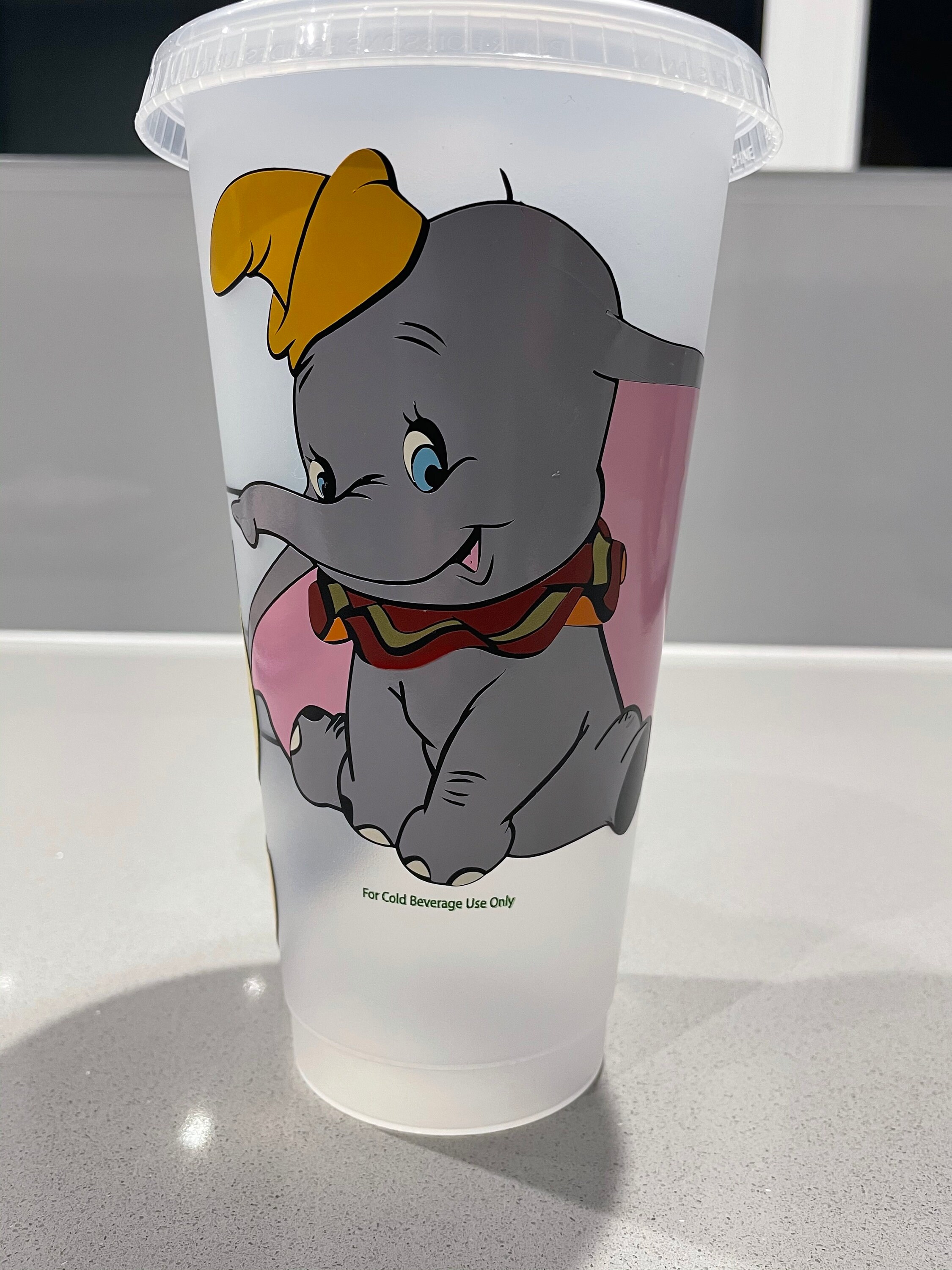 Disney Inspired Dumbo the Flying Elephant Starbucks Cup Personalized Starbucks Tumbler Yours Truly Ashlyn/ Reusable Starbucks Cold Cup