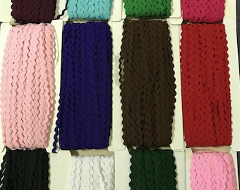 5/6mm RIC RAC Ribbon/Braid/Trim - various lengths available