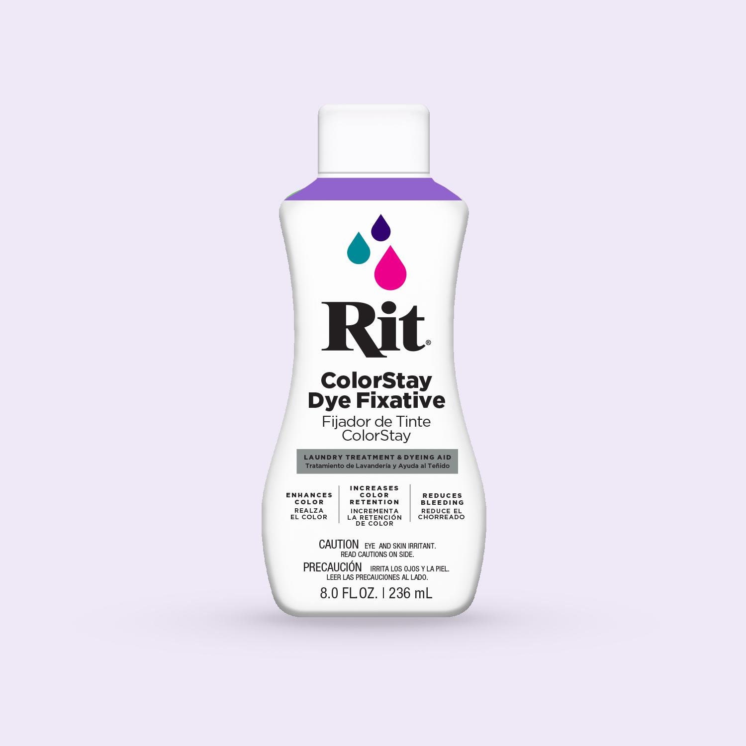 Rit Dye Colour Stay Dye Fixative 236ml Bottle-Locks in Colour Prevent  Colour Run