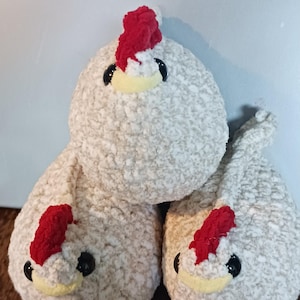 Crochet Plush Chickens