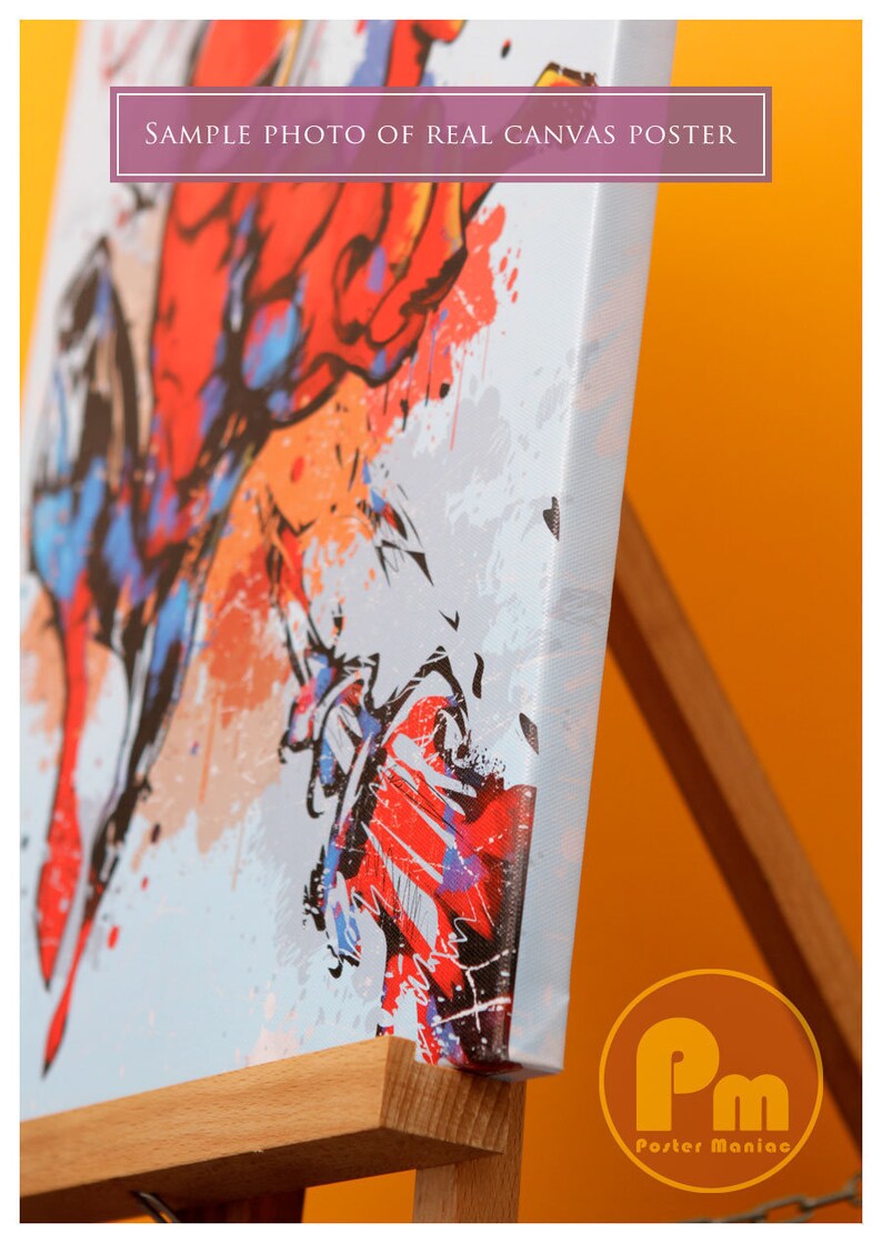 Beauty and the Beast Stretched Canvas PosterDisney Print 045Beauty and the Beast Canvas PrintKids PosterDigital Print