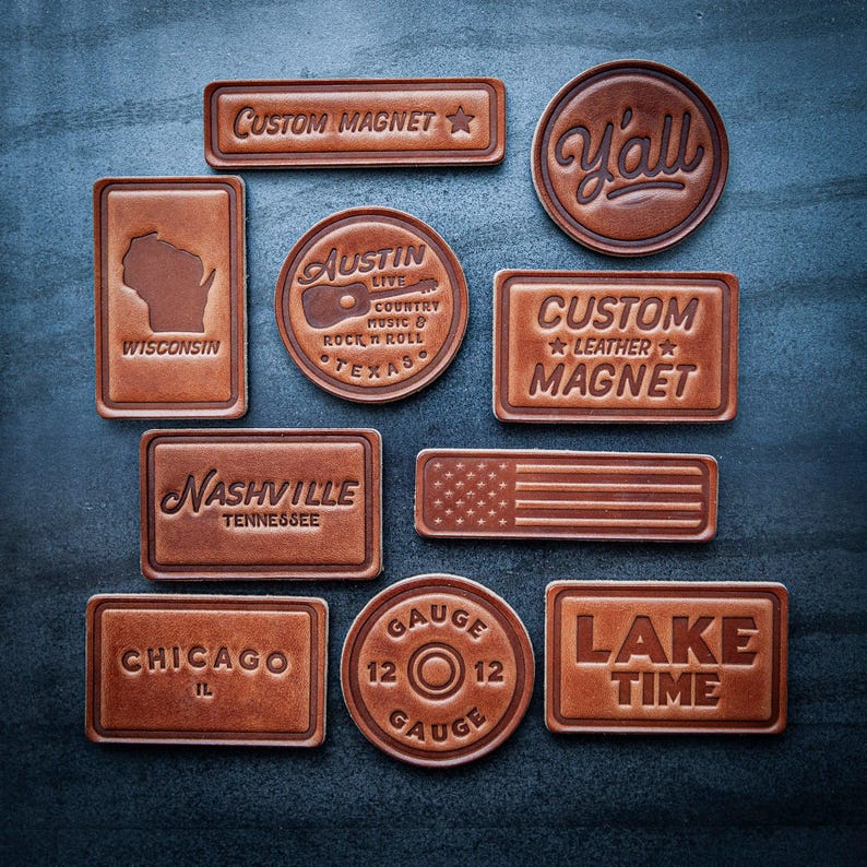 SugarhouseLeather Jersey City Magnet - Thumbnail 3