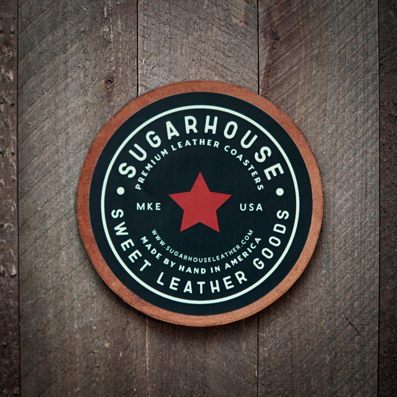 Sugarhouse Leather Business Coaster