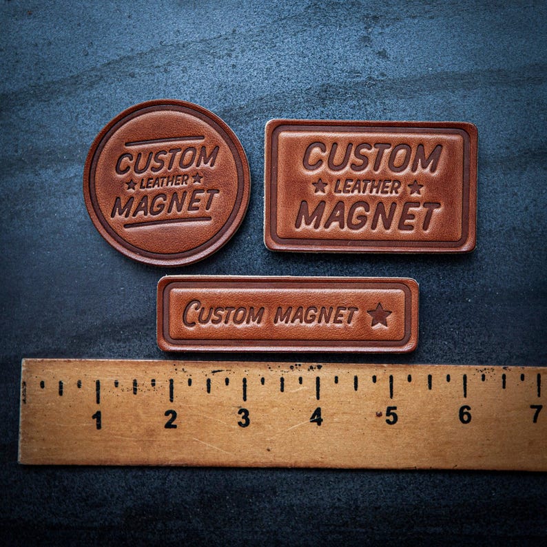 SugarhouseLeather Leather Magnet - Thumbnail 2