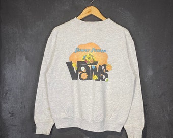 Très rare vintage des années 90 Vans Skateboard Surf Hawaii Boxy Crewneck