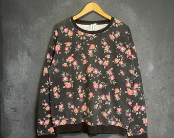 Rare Vans Skatebord Floral Crewneck