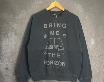 Rare Bring Me The Horizon Screamo Metal Band Crewneck