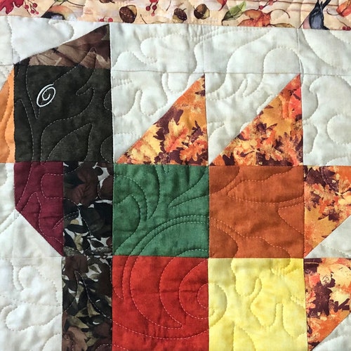 Thanksgiving Turkey Table Runner Pre Cut Quilt Kit From Etsy