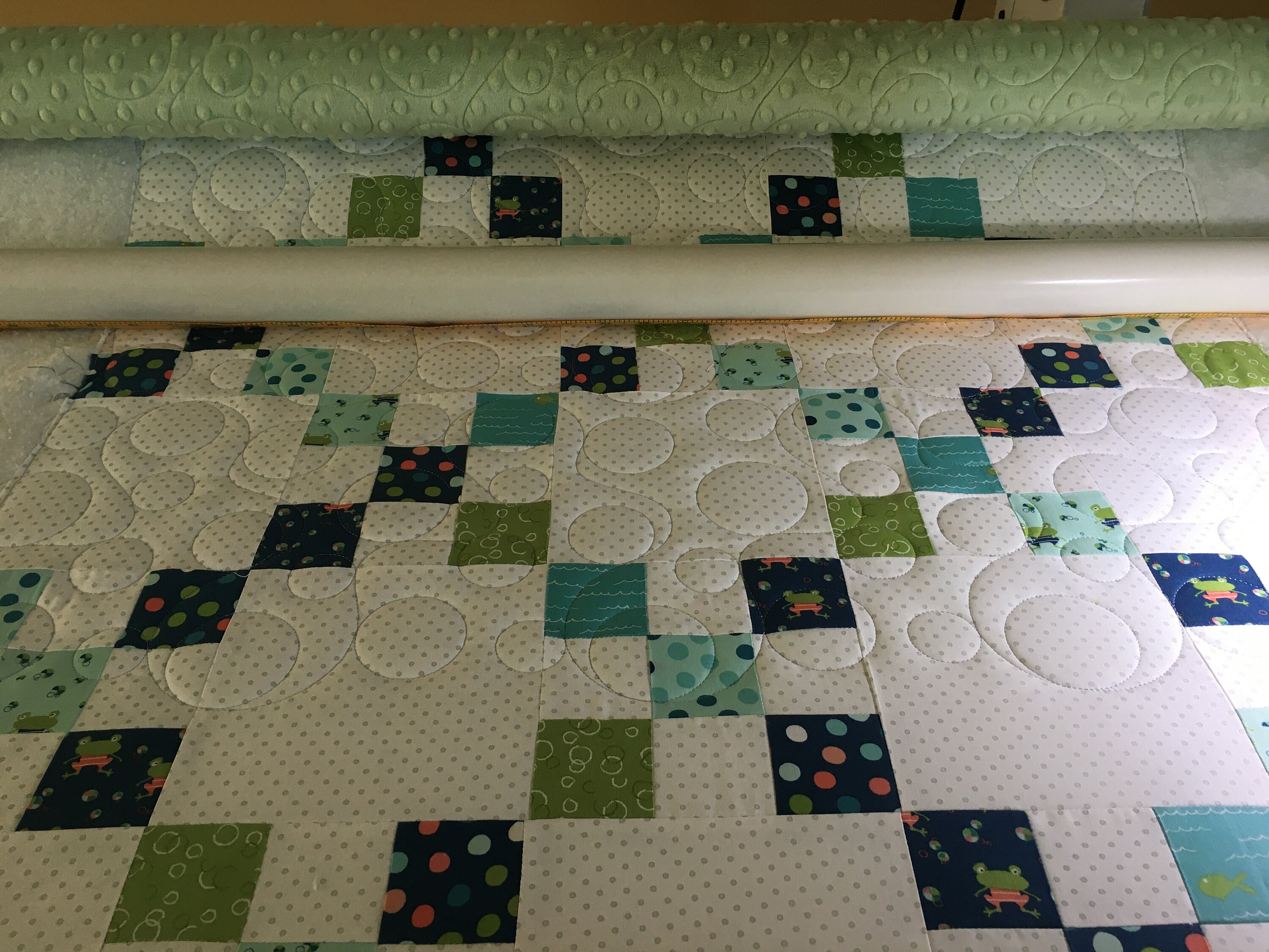 Baby boy classic Irish chain quilt kit. Patchwork quilt kit Etsy