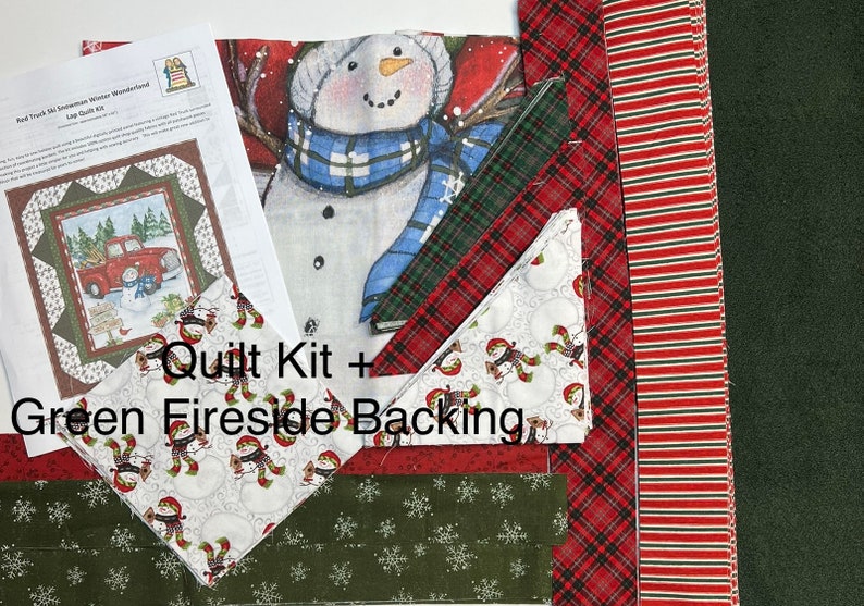 Christmas Lap Quilt Kit From Quiltiesisters . Everything in Etsy