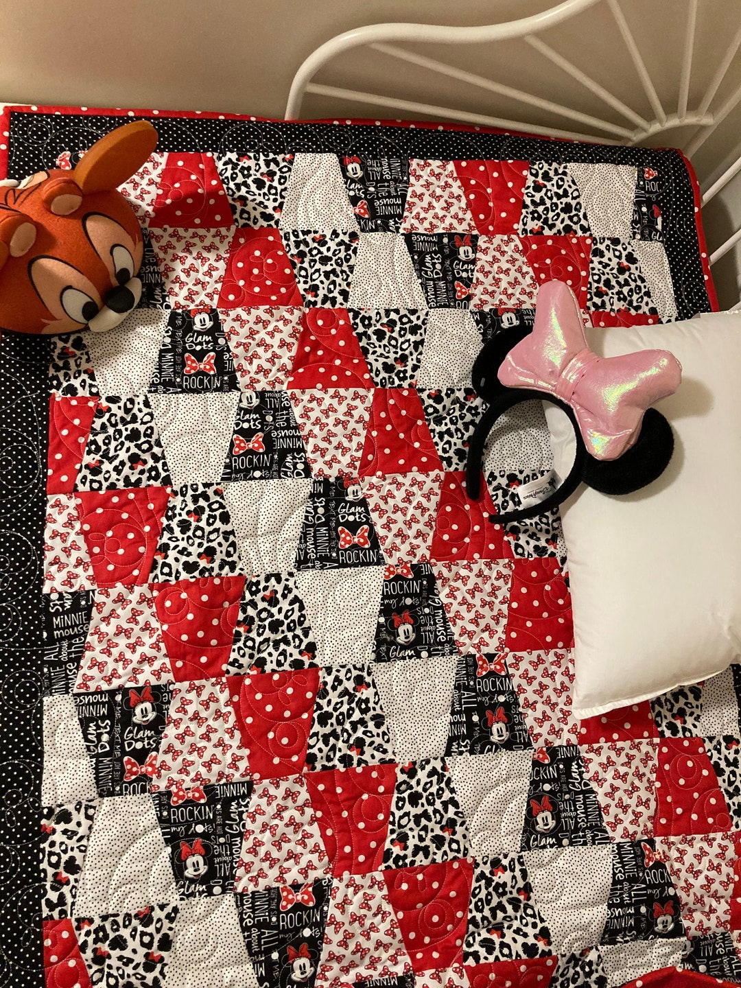 Mickey mouse baby quilt sale