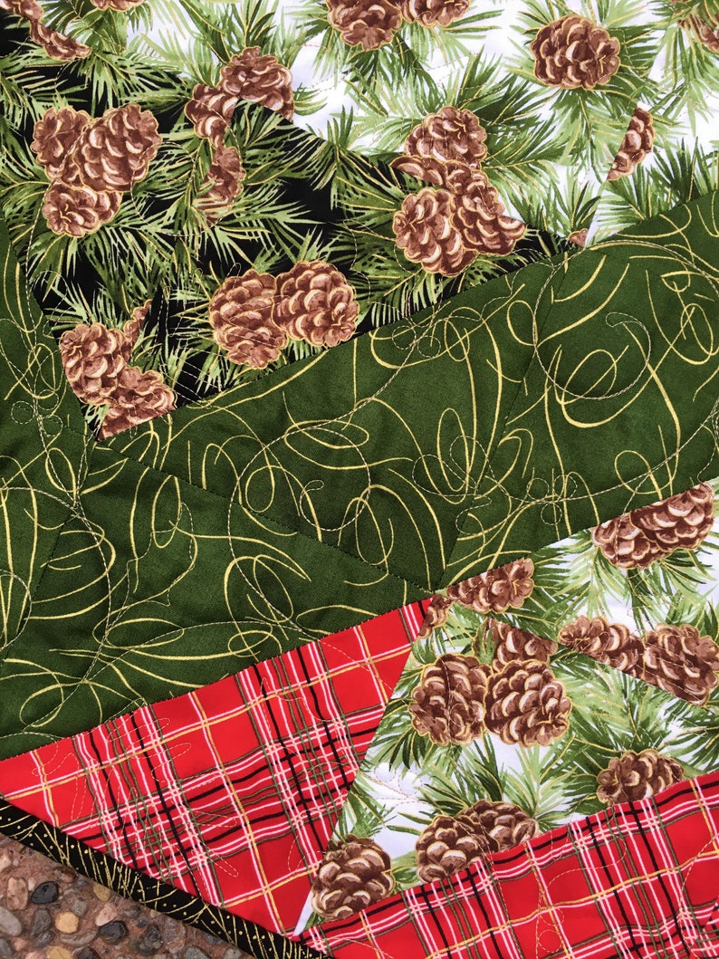 Tree Skirt Quilt Kit Christmas by Quiltiesisters 48 X  Etsy