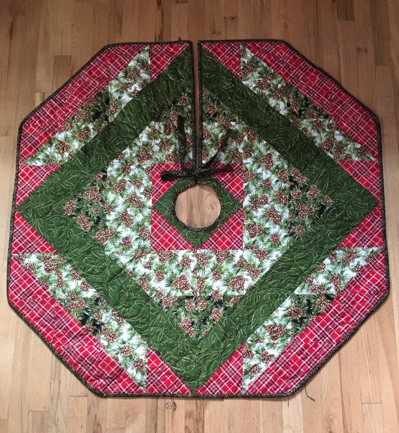Tree Skirt Quilt Kit Christmas by Quiltiesisters 48 X Etsy